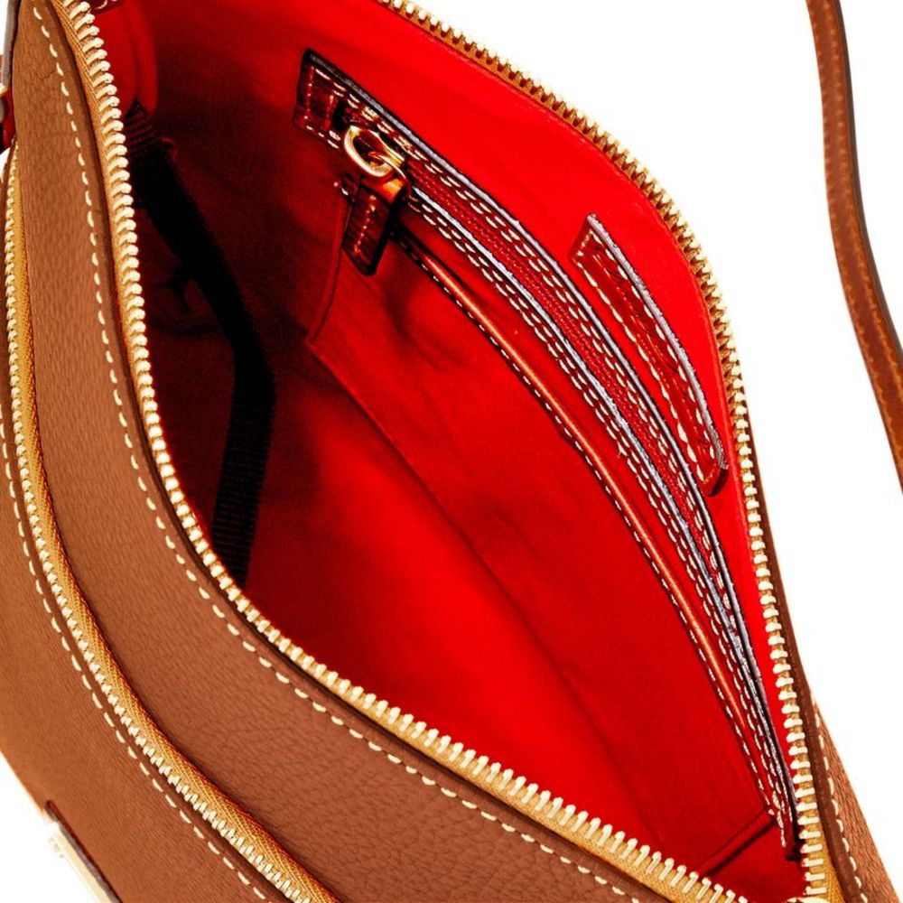 Dooney & Bourke Pebble Grain Crossbody Shoulder Bag - Bark - Picture 3 of 4